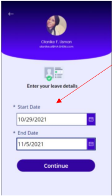Picture of leave sign-in